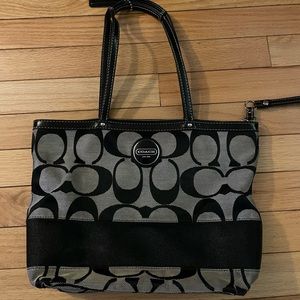Black Authentic Coach Tote